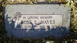 Rose E. Hayes 