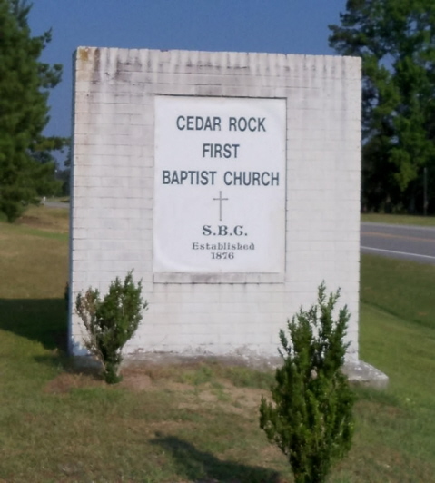 Cedar Rock First Baptist Church Cemetery