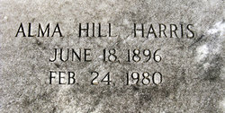 Alma <I>Hill</I> Harris 