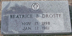 Beatrice Esther <I>Brown</I> Droste 