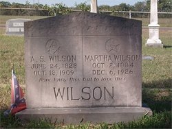 Martha <I>Justice</I> Wilson 