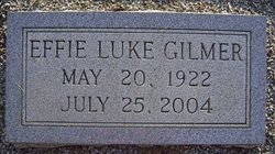 Effie <I>Luke</I> Gilmer 