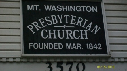 Mount Washington Presbyterian Church Cemetery
