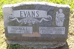 Dorothy <I>Sharkey</I> Evans 