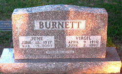 June Winona <I>Newberry</I> Burnett 