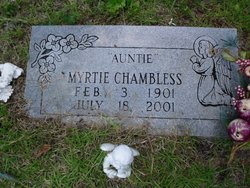 Myrtie “Auntie” Chambless 