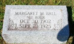 Margaret <I>Kohr</I> Ball 