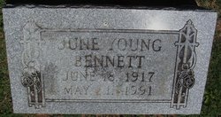 June Audrey <I>Young</I> Bennett 