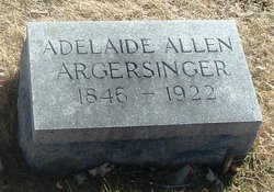 Adelaide M. <I>Allen</I> Argersinger 