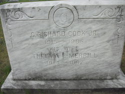 Thelma E. <I>Merrill</I> Cook 