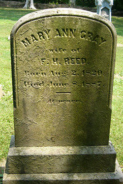Mary Ann <I>Gray</I> Reed 