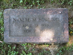 Nancy Mae “Nannie” <I>Lockhart</I> Bowling 