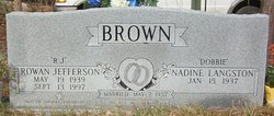 Rowan Jefferson “R J” Brown 