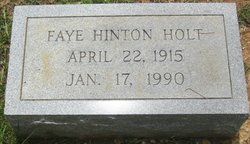 Faye <I>Hinton</I> Holt 