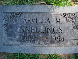 Arvilla Margaret <I>DeLong</I> Snellings 