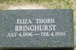 Eliza <I>Thorn</I> Bringhurst 