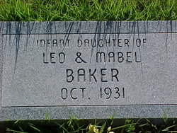 infant daughter Baker 