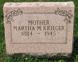 Martha May “Mattie” <I>Laudig</I> Krieger 