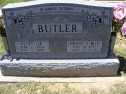 Betty Lee <I>Butler</I> Butler 