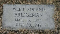 Webb Roland Bridgeman 