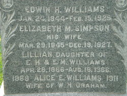 Alice Elizabeth <I>Williams</I> Graham 