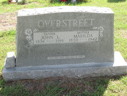 Marilda Catherine “Rilda” <I>Johnson</I> Overstreet 