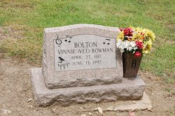 Vinnie “Vee” <I>Bowman</I> Bolton 