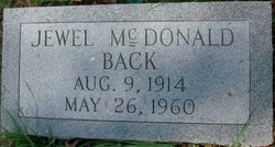 Jewel <I>McDonald</I> Back 