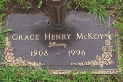 Grace Adelle <I>Henry</I> McKoy 