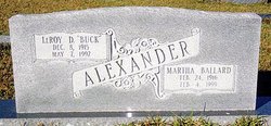 LeRoy D. “Buck” Alexander Sr.