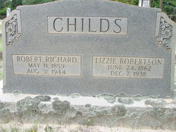 Elizabeth “Lizzie Babe” <I>Robertson</I> Childs 