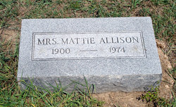 Mattie B <I>Lyon</I> Allison 