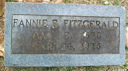 Fannie Elizabeth <I>Goines</I> Fitzgerald 