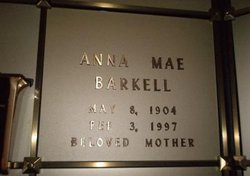 Anna Mae <I>Hamilton</I> Barkell 