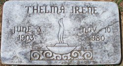 Thelma Irene <I>Mayfield</I> Moore 
