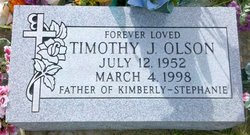 Timothy James “Tim” Olson 