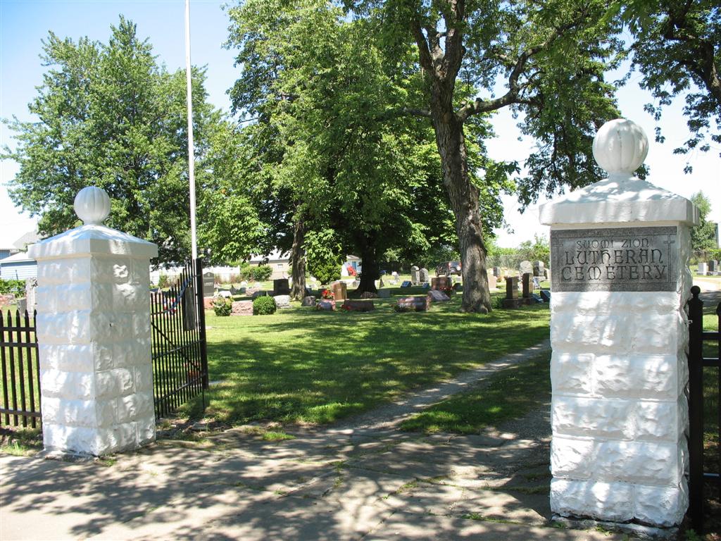 Zion Suomi Lutheran Church Cemetery
