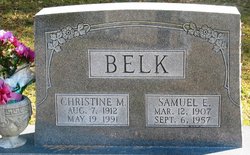 Mamie Christine <I>Melton</I> Belk 