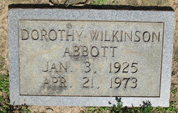 Dorothy Louise <I>Wilkinson</I> Abbott 
