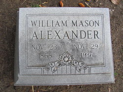 William Mason Alexander 
