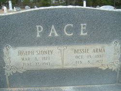 Bessie Arma <I>Dillon</I> Pace 