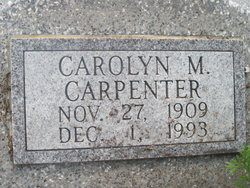 Carolyn Maude “Callie” <I>Crawford</I> Carpenter 
