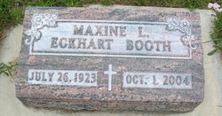 Maxine Lois <I>Eckhart</I> Booth 