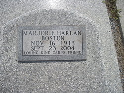 Marjorie Helen <I>Harlan</I> Boston 
