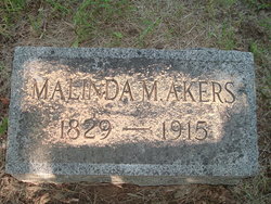 Malinda Mary <I>Cooper</I> Akers 