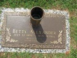 Betty <I>Robbins</I> Alexander 