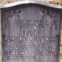 Angeline E <I>Winborn</I> Chandler 