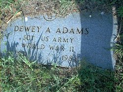 Dewey A Adams 