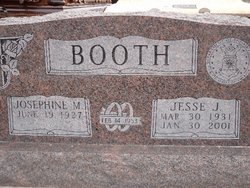 Josephine “Josie” <I>Hillman</I> Booth 