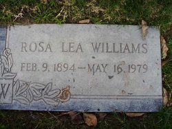 Rosa Lea <I>Buchanan</I> Williams 